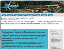 Tablet Screenshot of leadershipwilkes-barre.org